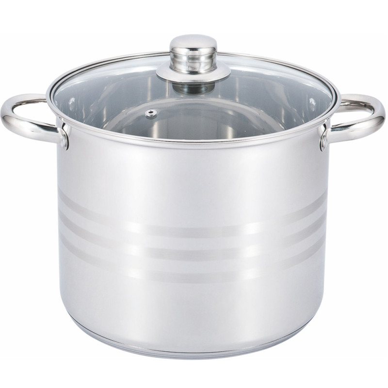 Garnek stalowy duży 4 L kociołek 18 cm Edenberg EB 541