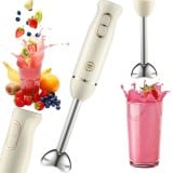 Blender ręczny MG Home 300W z regulacją prędkości kremowy do zup koktajli mocny