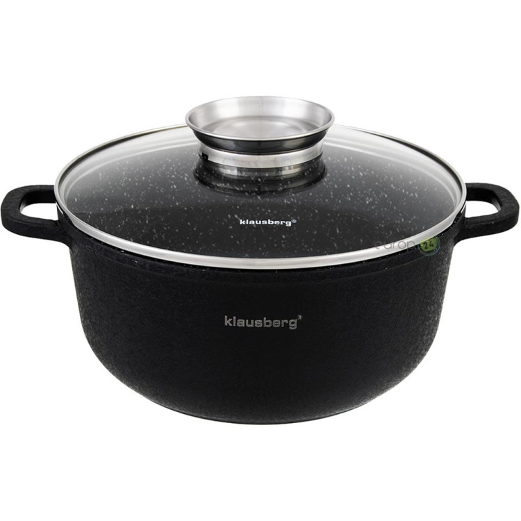 Garnki marmurowe Klausberg KB 7359 Zestaw garnków granitowych indukcyjnych Garnki marmurowe Klausberg KB 7359 Zestaw garnków granitowych indukcyjnych