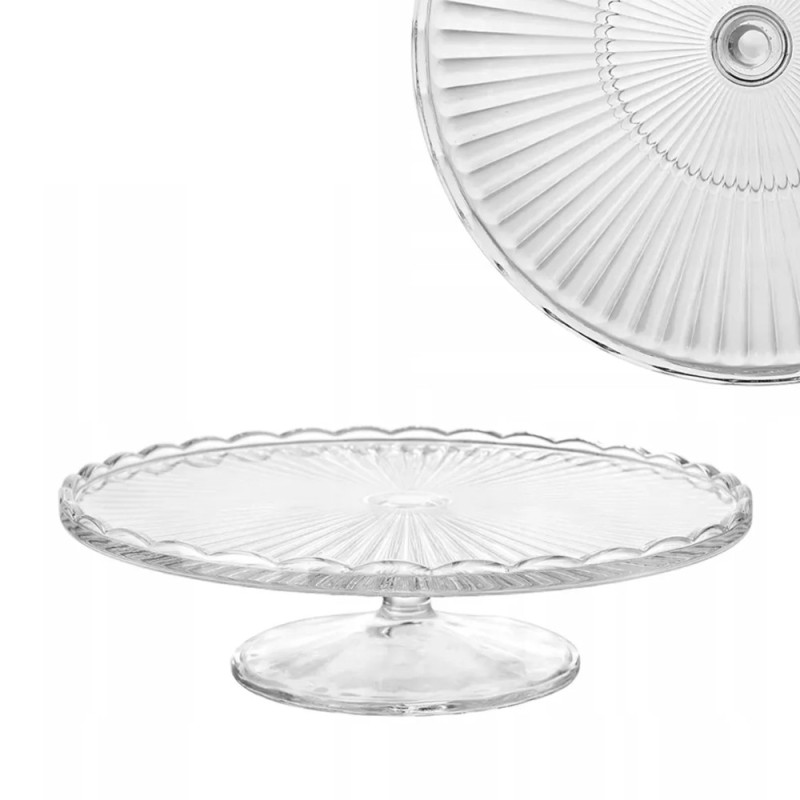 Patera na ciasto i tort szklana na nóżce Altom Design Venus 28 cm