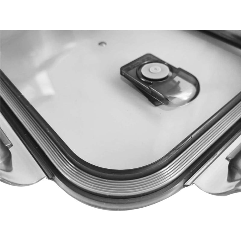 Pojemniki szklane lunchbox GierekHoff Riffle 1500/1000/400 ml żaroodporne szczelne GH 1107