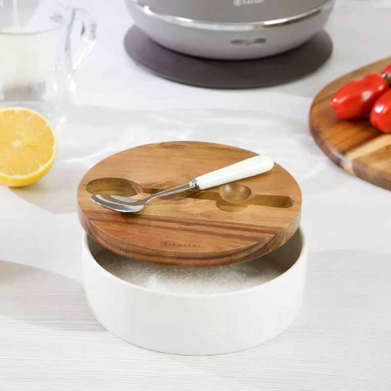 Cukiernica 93557 Tadar pojemnik Porcelana łyżeczka kpl