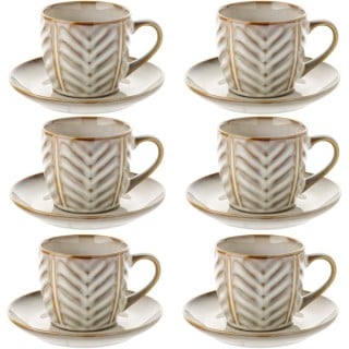 Komplet 6 filiżanek ze...
