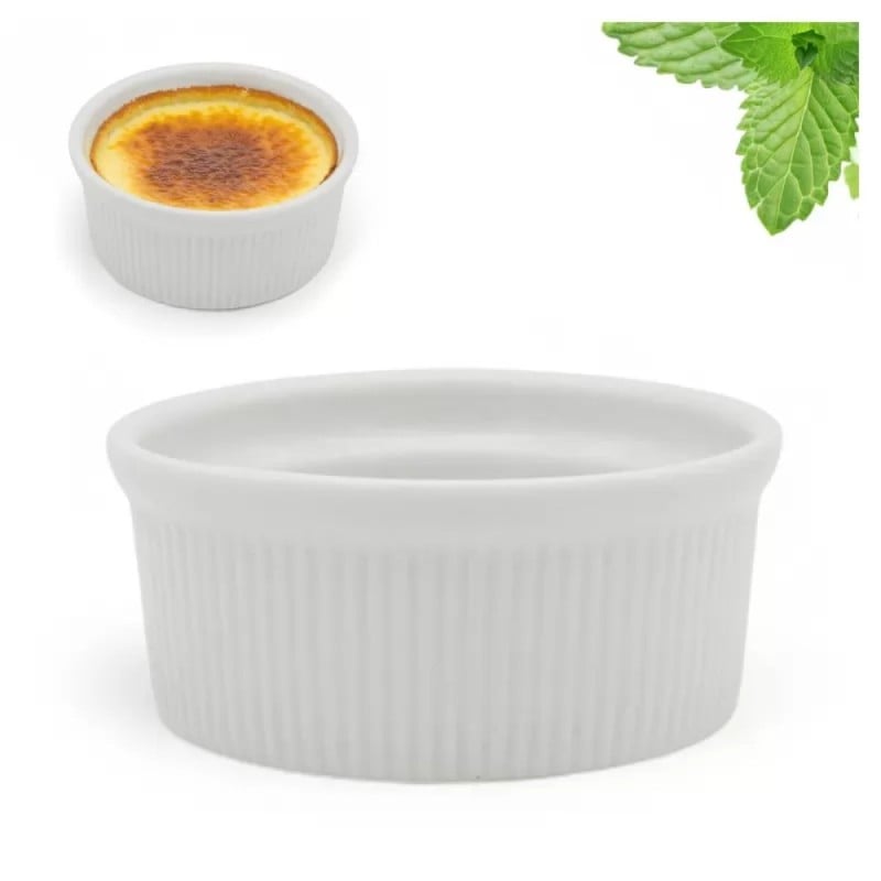 Kokalika do zapiekania 150ml salaterka miseczka 8 cm pojemnik porcelanowy Brulee Tragar Kokalika do zapiekania 150ml salaterka miseczka 8 cm pojemnik porcelanowy Brulee Tragar