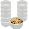 Kokilki do zapiekania 250 ml ramekin zestaw 10 sztuk salaterki miseczki pojemniki porcelanowe Brulee Tragar