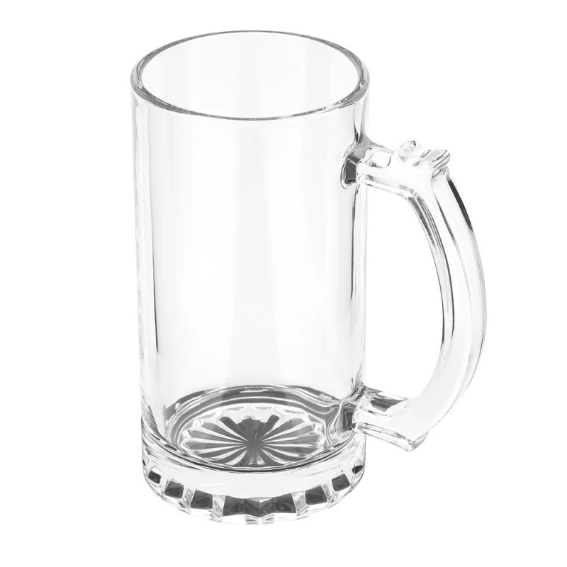 Kufle do piwa 500 ml wysokie Altom z uchem szklany zestaw kufli 6 sztuk