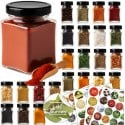 Zestaw 24 słoiczków na przyprawy GierekHoff Flavor GH 1112 pojemniki z naklejkami i nabierakiem