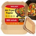 Wkłady papierowe 20x20 cm 300 szt do frytkownicy beztłuszczowej air fryer