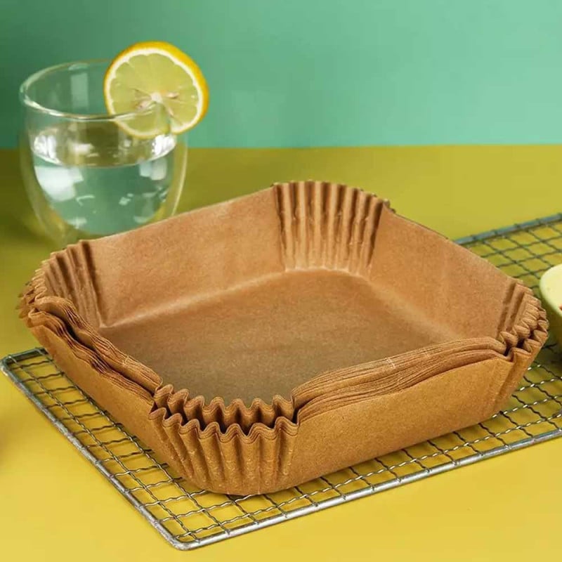 Wkłady papierowe 16x16 cm 300 szt do frytkownicy beztłuszczowej air fryer