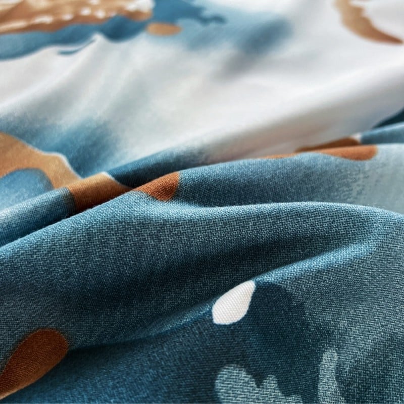 Pościel 140x200 bawełna satynowa dwustronna GierekHoff gruba 2 części GH 3107 minerał agat