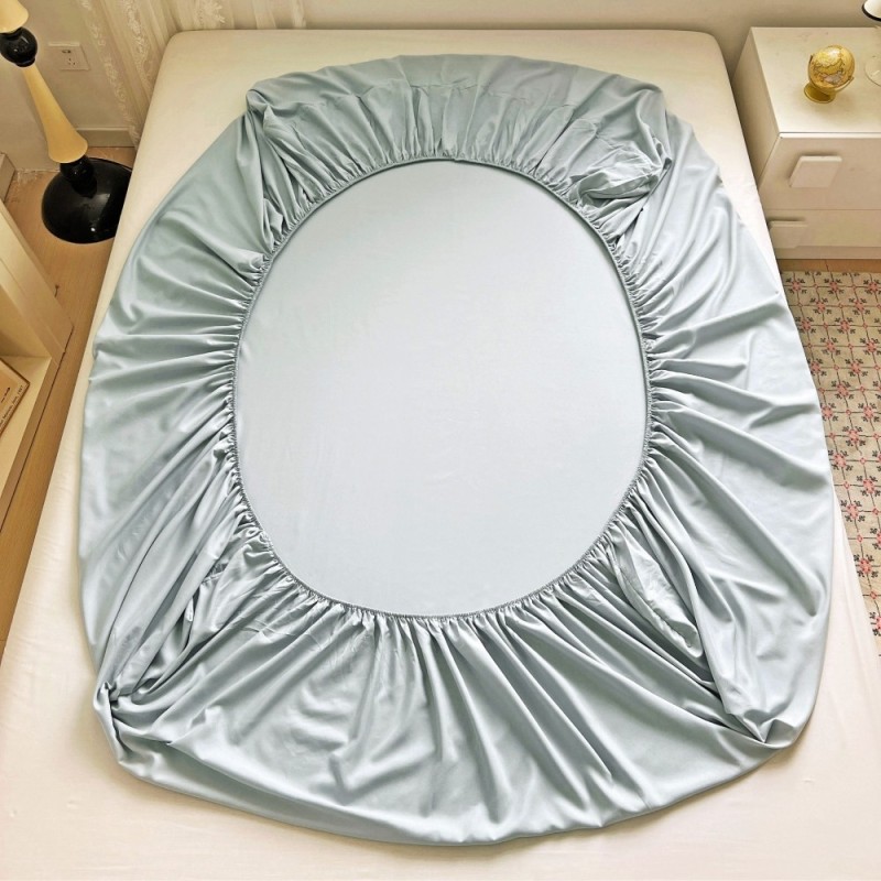 Prześcieradło 140x200 z mikrofibry GierekHoff grube z gumką szare