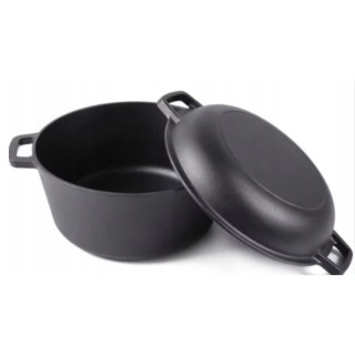 Garnek żeliwny 24 cm...