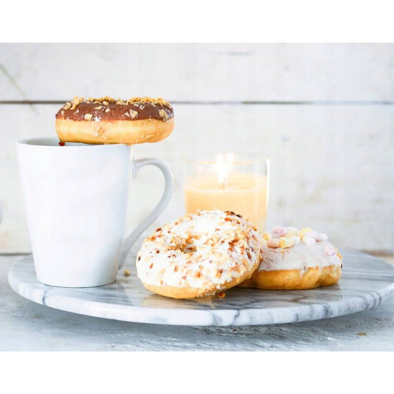 Kubki szklane 250 ml GierekHoff Prometeos szklanki do kawy herbaty białe GH 1205