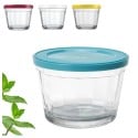 Miska szklana 350 ml salaterka 10 cm naczynie z pokrywką Americano Tragar