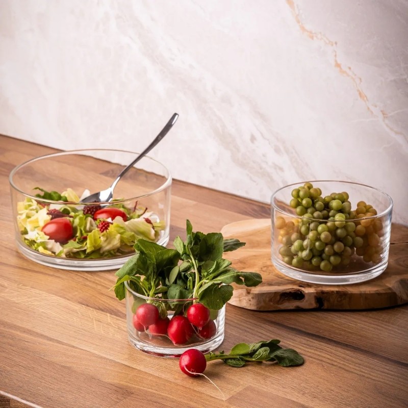 Salaterka miseczka szklana 24 cm prosta Altom Design