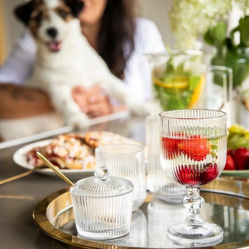 Cukiernica z pokrywką 210 ml z miejscem na łyżeczkę pojemnik na cukier Altom Design