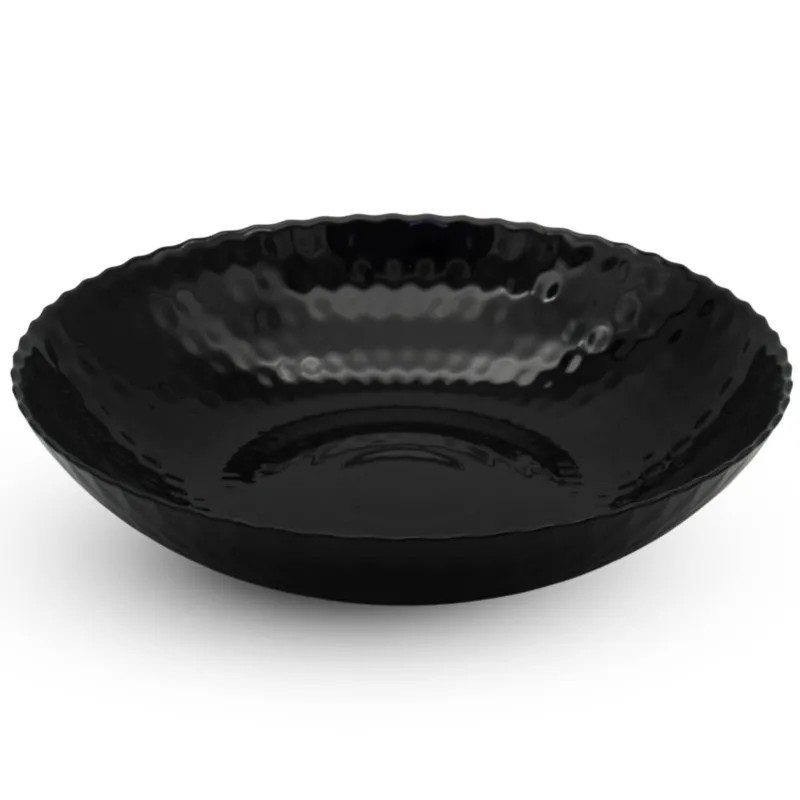 Serwis obiadowy GierekHoff Diamond 18 elementów czarne talerze dla 6 osób