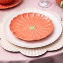 Talerz deserowy ceramiczny 20 cm Altom Koral do ciasta deserów