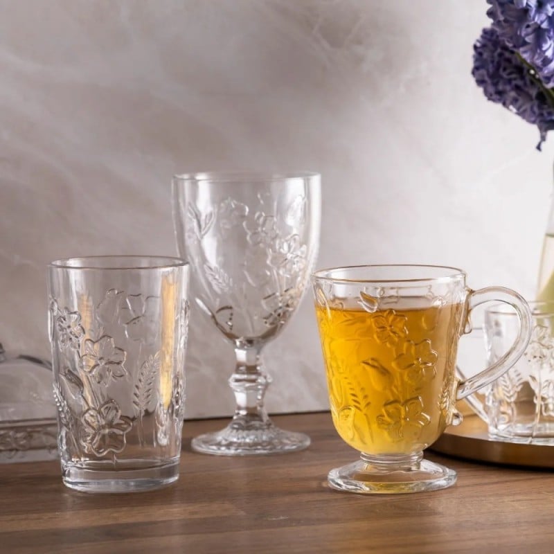 Mlecznik szklany 200 ml Altom Rosalie kwiatowy wzór