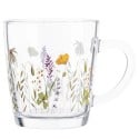 Kubek szklany 350 ml Altom Toronto polne kwiaty szklanka z uchwytem
