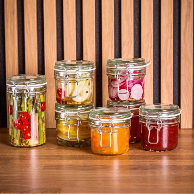 Słoik szklany na przetwory 200 ml hermetyczny z klipsem Altom Design