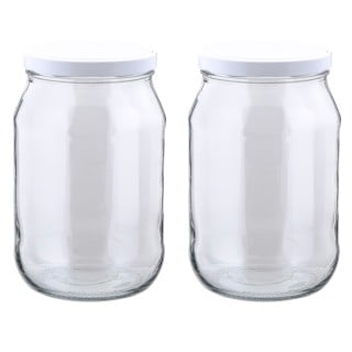 Słoik szklany na przetwory 1700 ml z zakrętką FI100 6Z zestaw 2 szt Altom Design