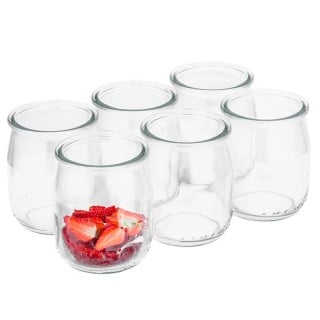 Słoiczki szklane 140 ml do deserów komplet 6 szt Altom Design