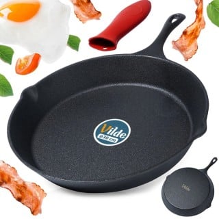 Patelnia żeliwna z silikonową nakładką CAST LINE 30 cm Vilde