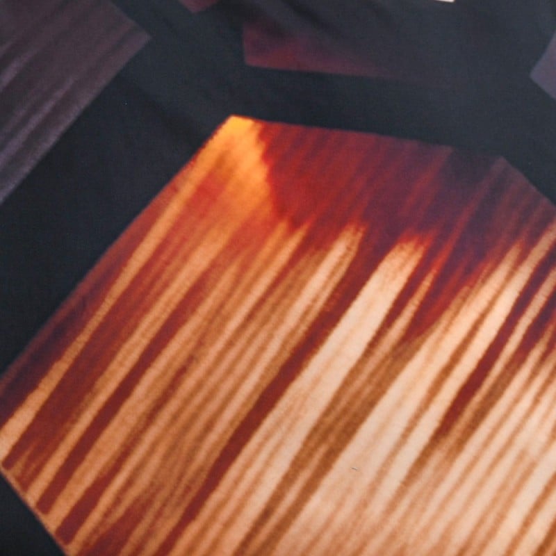 Pościel 160x200 bawełna satynowa wzór 5D dwustronna GierekHoff gruba 3 części GH 3127 Miedziany Heksagon