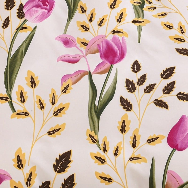 Pościel 140x200 bawełna satynowa dwustronna GierekHoff gruba 2 części GH 3136 Wiosenna Energia