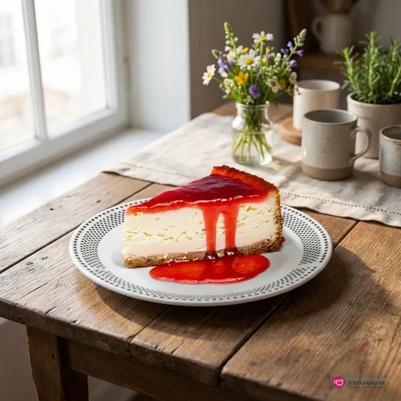 Serwis obiadowy porcelana 18 elementów Bella Fiore białe talerze dla 6 osób wzór kropki