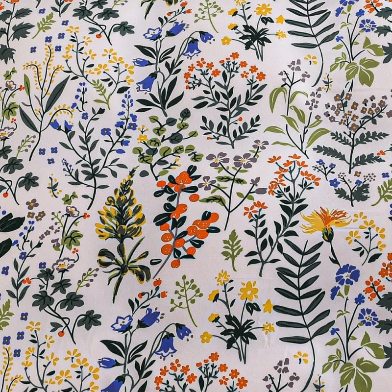 Pościel 160x200 bawełna satynowa dwustronna GierekHoff gruba 3 części GH 3141 Malarski Bukiet