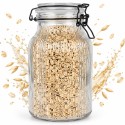 Słoik szklany ryflowany na przetwory 2100 ml hermetyczny z klamrą grawer Tragar
