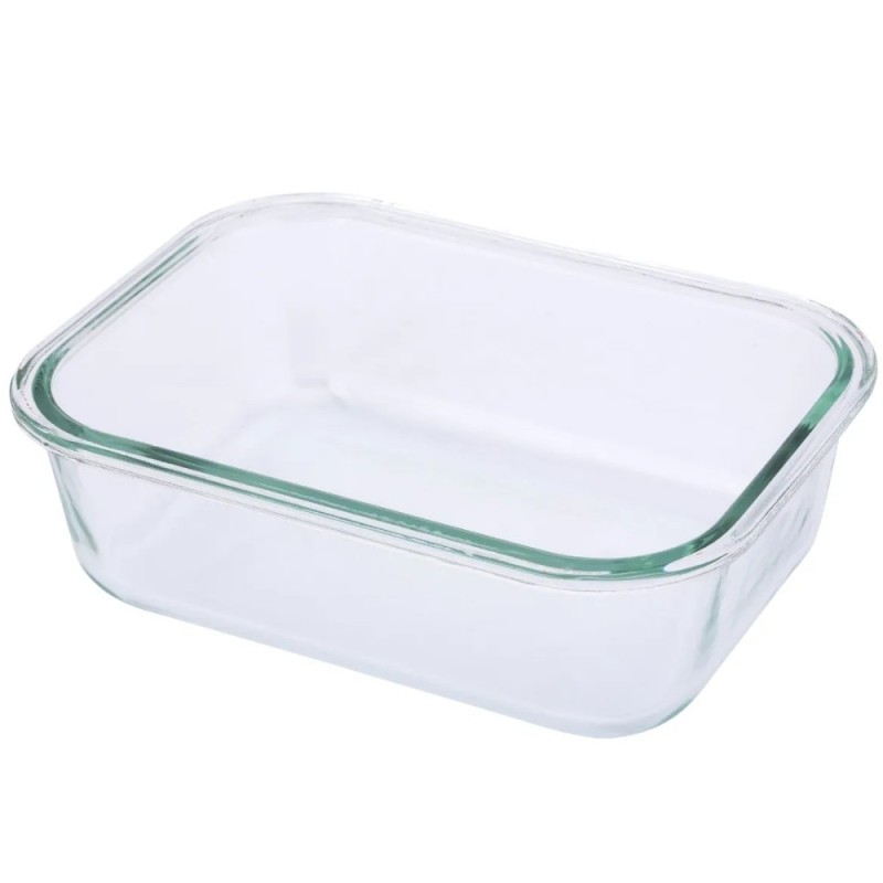 Szklany pojemnik 1520 ml na żywność jedzenie Gierekhoff pudełko z pokrywką lunchbox prostokątny hermetyczny