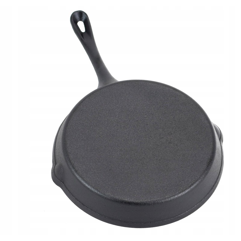 Zestaw 3 patelnie żeliwne 20/25/30 cm GierekHoff Żeliwna Tradycja ciężkie głębokie indukcja gaz ognisko grill GH 8002