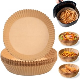 Wkłady papierowe 20x4.5cm 100 szt do frytkownicy beztłuszczowej air fryer