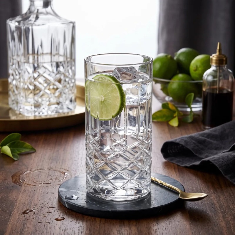 Szklanki wysokie 360 ml do napojów drinków Altom Splendor zestaw 6 sztuk
