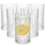 Szklanki wysokie 360 ml do napojów drinków Altom Splendor zestaw 6 sztuk