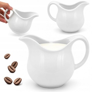 Mlecznik porcelanowy 250 ML dzbanuszek do mleka dzbanek na śmietankę sosy Tragar