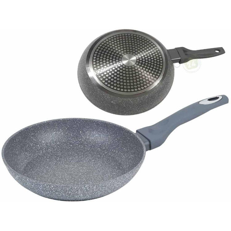 Patelnia Klausberg KB 7309 szara 24 cm INDUKCJA GRANITOWA