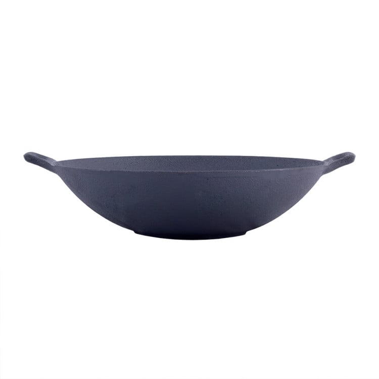 Wok żeliwny z pokrywką Kamille KM 4814V na indukcję 30 cm Big Wok żeliwny z pokrywką Kamille KM 4814V na indukcję 30 cm Big
