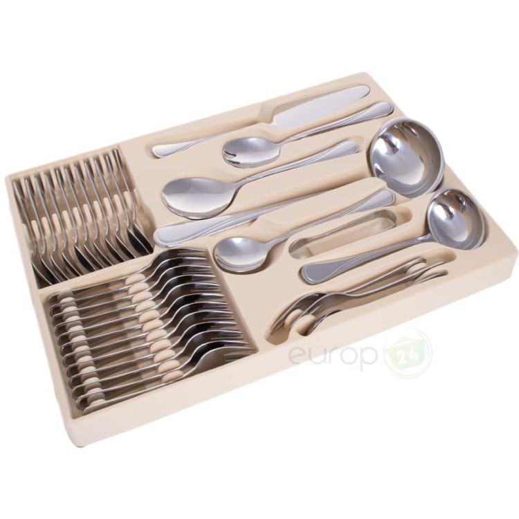 Sztućce KingHoff KH 3520 walizka 72 elementy zestaw widelce łyżki noże