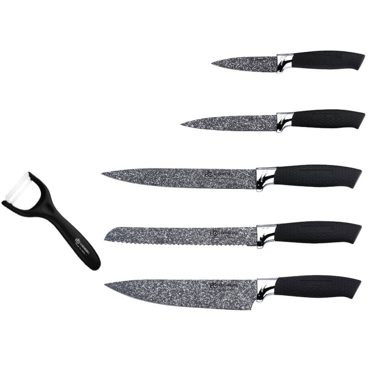 Noże kuchenne Elitehoff E 6192 stalowe 6 szt w zestawie Noże kuchenne Elitehoff E 6192 stalowe 6 szt w zestawie